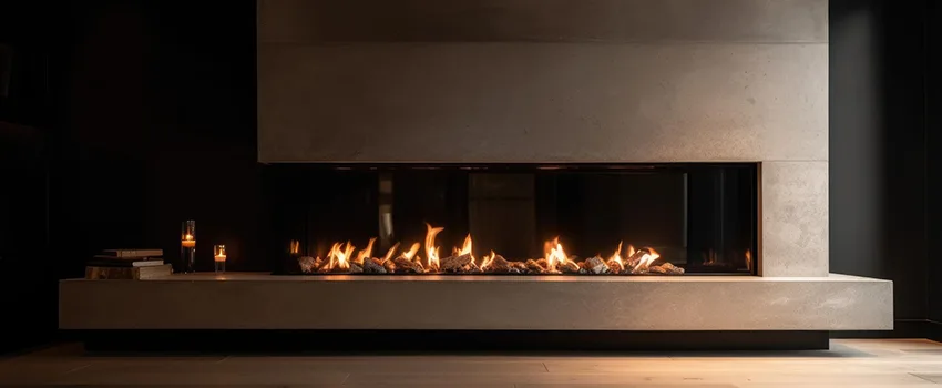 Gas Fireplace Ember Bed Design Services in Aventura, Florida