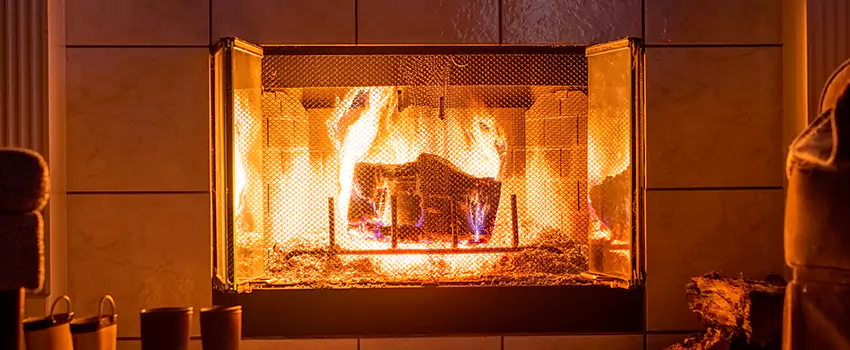 Mendota Hearth Landscape Fireplace Installation in Aventura, Florida