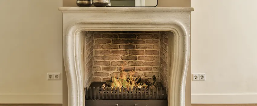 Vintage-style Fireplace Redesign in Aventura, Florida