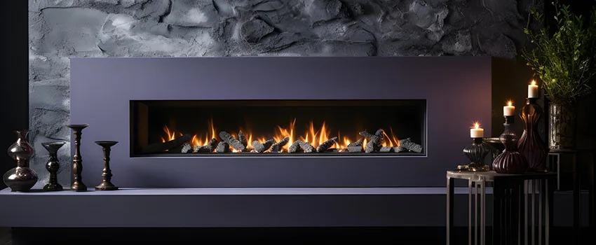 Ember Bed for Ventless Gas Fireplace in Aventura, FL