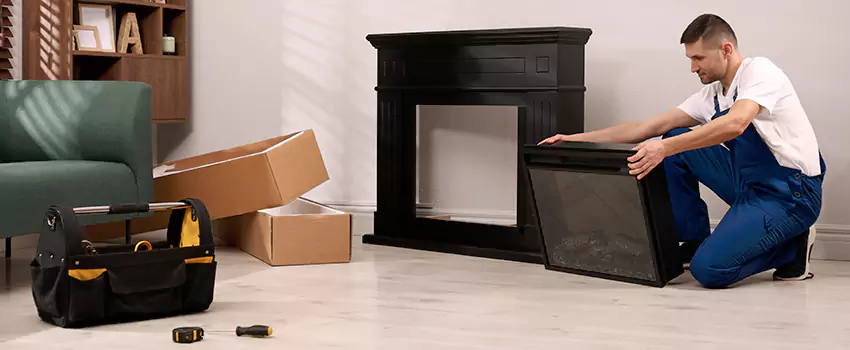 Old Rusted Metal Fireplace Repair And Replacement in Aventura, FL